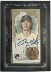 Brett Baty [Black] #MA-BB Baseball Cards 2023 Topps Allen & Ginter Mini Framed Autographs Prices