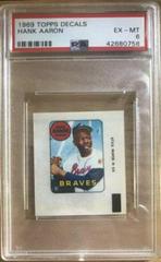 Hank Aaron Baseball Cards 1969 Topps Decals Prices