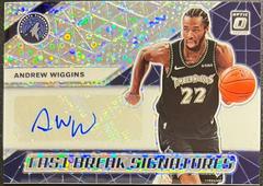 Andrew Wiggins #FB-AWG Basketball Cards 2019 Panini Donruss Optic Fast Break Signatures Prices
