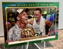 Ray Allen [Gold] #6 Basketball Cards 2022 Panini Photogenic Championship Feels Prices