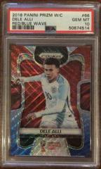 Dele Alli [Red & Blue Wave] Soccer Cards 2018 Panini Prizm World Cup Prices