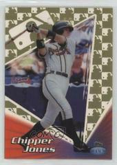 Chipper Jones [Pattern 10] #16A Baseball Cards 1999 Topps Tek Gold Prices