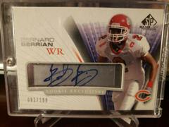 Bernard Berrian Football Cards 2004 SP Game Used Rookie Exclusives Autograph Prices