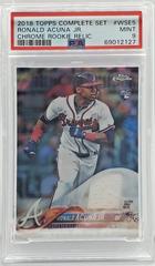 Ronald Acuna Jr #WSE-5 Baseball Cards 2018 Topps Complete Set Chrome Rookie Relic Prices