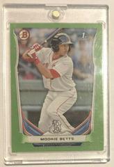 Mookie Betts [Green] Baseball Cards 2014 Bowman Prospects Prices