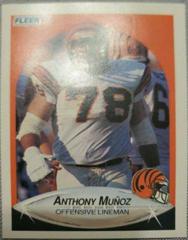 Anthony Munoz #220 Football Cards 1990 Fleer Prices