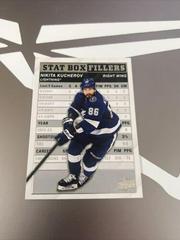 Nikita Kucherov #SB-1 Hockey Cards 2023 Upper Deck Stat Box Fillers Prices
