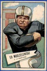 Ed Modzelewski #8 Football Cards 1952 Bowman Small Prices