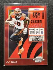 A.J. Green [Red] #71 Football Cards 2018 Panini Contenders Optic Prices