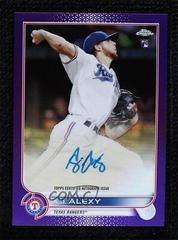 A. J. Alexy [Purple] #RA-AJA Baseball Cards 2022 Topps Chrome Rookie Autographs Prices