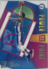 Joel Embiid #5 Basketball Cards 2020 Donruss Power in the Paint Prices
