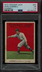 John Hummell [Hummel] #50 Baseball Cards 1915 Cracker Jack Prices