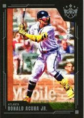 Ronald Acuna Jr. [Wood Frame] #166 Baseball Cards 2021 Panini Diamond Kings Prices