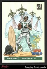 Joe Namath #SBD_JN Football Cards 2023 Panini Donruss Super Bowl Downtown Prices