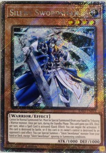 Silent Swordsman [Platinum Secret Rare] RA02-EN011 YuGiOh 25th Anniversary Rarity Collection II