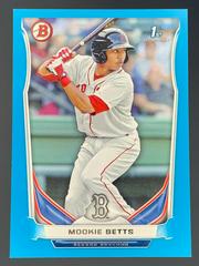 Mookie Betts [Blue] Baseball Cards 2014 Bowman Prospects Prices
