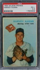 Harvey Kuenn Baseball Cards 1954 Wilson Franks Prices