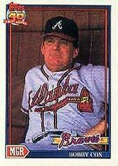 Bobby Cox #759 Baseball Cards 1991 O Pee Chee Prices
