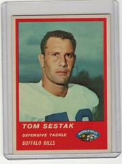 Tom Sestak Football Cards 1963 Fleer Prices