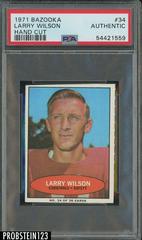 Larry Wilson [Hand Cut] Football Cards 1971 Bazooka Prices
