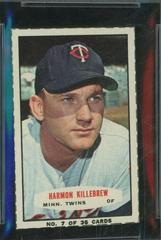Harmon Killebrew [Hand Cut Portrait] #7 Baseball Cards 1964 Bazooka Prices