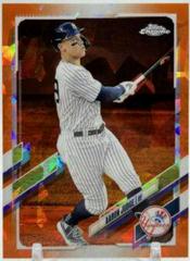 Aaron Judge [Orange] #99 Baseball Cards 2021 Topps Chrome Sapphire Prices