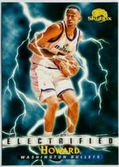 Juwan Howard [Electrified] Basketball Cards 1995 Skybox Premium Prices