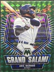 Akil Baddoo [Green] Baseball Cards 2022 Panini Mosaic Grand Salami Prices