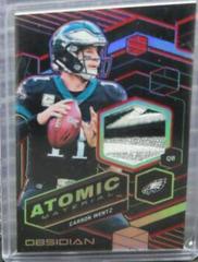 Carson Wentz [Red] #4 Football Cards 2018 Panini Obsidian Prices