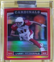 Larry Fitzgerald [Red Refractor] #122 Football Cards 2006 Topps Chrome Prices