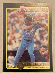 George Brett Baseball Cards 1992 Topps McDonald's Baseball's Best Prices
