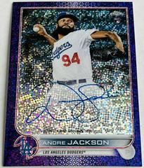 Andre Jackson [Purple Speckle] Baseball Cards 2022 Topps Chrome Rookie Autographs Prices