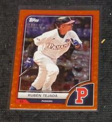 Ruben Tejada [Orange Cracked Ice] Baseball Cards 2023 Topps World Classic Prices
