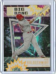 Paul Goldschmidt [Gold] Baseball Cards 2022 Panini Capstone Big Bang Prices