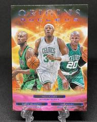 Ray Allen, Paul Pierce, Kevin Garnett [Pink] #22 Basketball Cards 2022 Panini Origins Nucleus Prices
