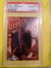 Tracy McGrady [Refractor w/ Coating] #107 Basketball Cards 1997 Finest Prices