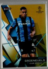 Arnaut Groeneveld [Gold Refractor] #5 Soccer Cards 2018 Finest UEFA Champions League Prices