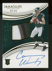 Carson Wentz [Patch Autograph] Football Cards 2016 Panini Immaculate Prices