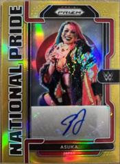Asuka [Gold] Wrestling Cards 2022 Panini Chronicles WWE National Pride Signatures Prices