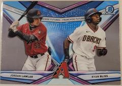 Jordan Lawler / Ryan Bliss [Franchise Futures] Baseball Cards 2021 Bowman Draft Franchise Futures Prices