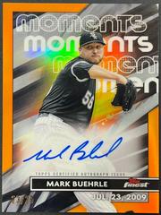 Mark Buehrle [Orange] Baseball Cards 2023 Topps Finest Moments Autographs Prices