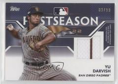 Yu Darvish Baseball Cards 2023 Topps Postseason Performance Relics Prices