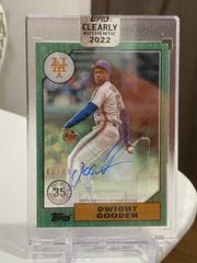 Dwight Gooden [Green] #87TBA-DG Baseball Cards 2022 Topps Clearly Authentic 1987 Autographs Prices
