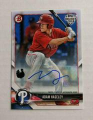 Adam Haseley [Autograph] Baseball Cards 2018 Topps Holiday Bowman Prices