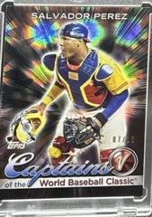Salvador Perez [Black Difractor] #CC-20 Baseball Cards 2023 Topps World Captains of the Classic Prices