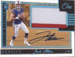 Josh Allen [Patch Autograph Blue] #1 Football Cards 2018 Panini One Prices