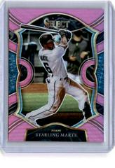 Starling Marte [Pink] #1 Baseball Cards 2021 Panini Select Prices