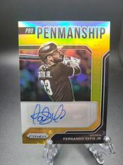 Fernando Tatis Jr. [Gold Prizm] Baseball Cards 2022 Panini Prizm Pro Penmanship Autographs Prices