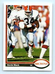 Kevin Mack Football Cards 1991 Upper Deck Prices