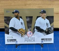 Andy Pettitte, CC Sabathia [Gold] #12P-4 Baseball Cards 2023 Topps One Two Punch Prices
